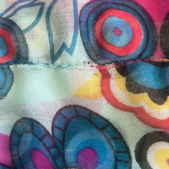 Whimsical Printed Infinity Scarf - Picture 4 of 8